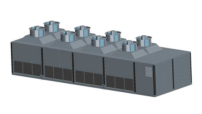 降膜式蒸發(fā)冷凝器